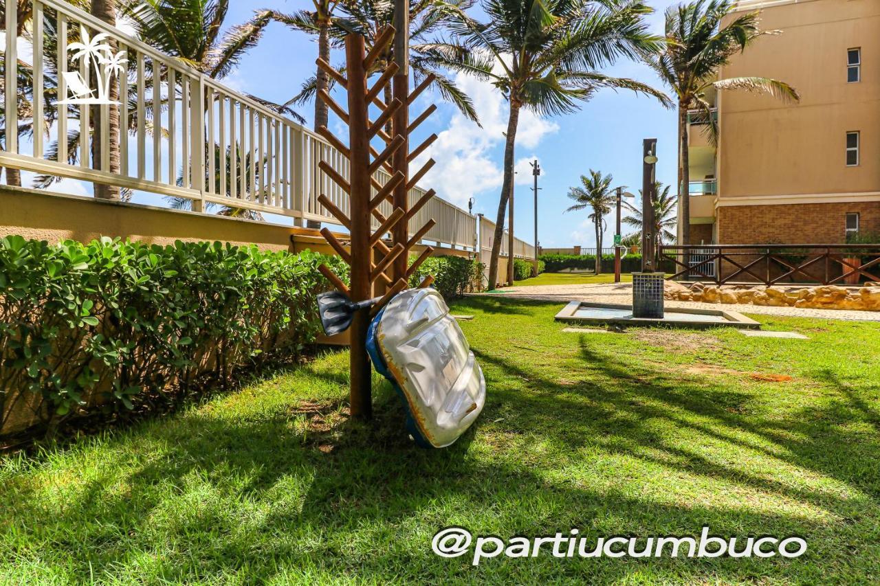 apartamento cumbuco frente mar Appartamento Esterno foto
